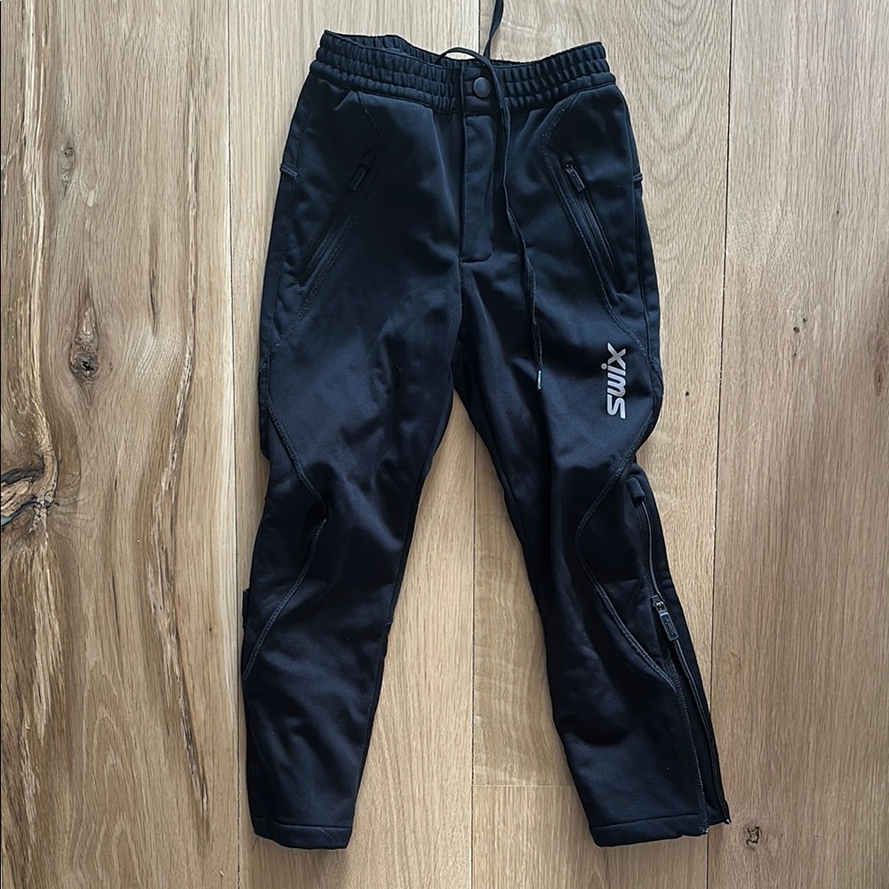 Swix Kids Black Performance Track Pants